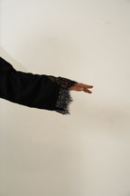 Robe satinée - Finition dentelle