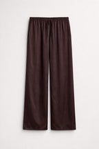 Pantalon satinée - Dark Brown