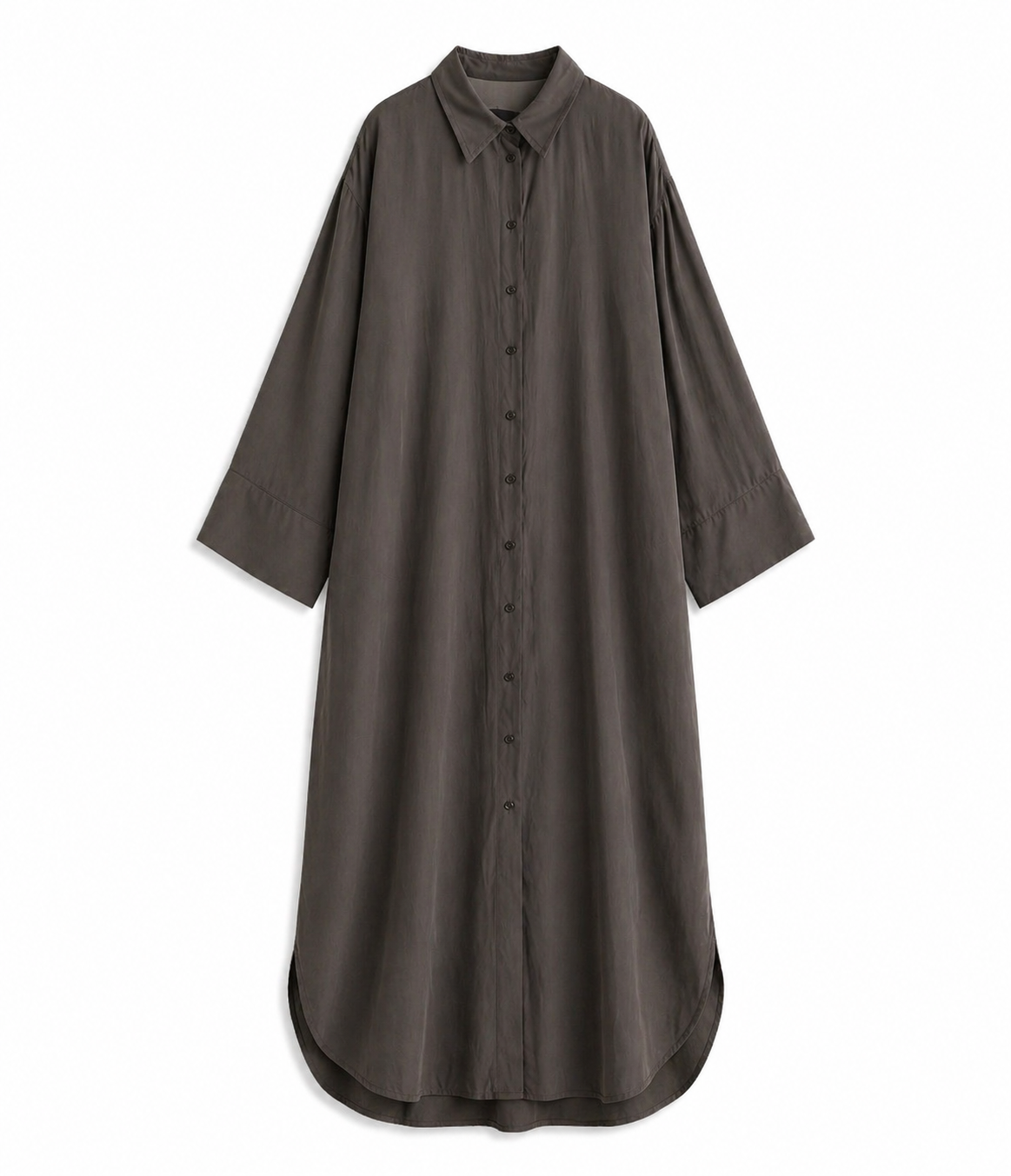 Robe chemise - Marron glacé