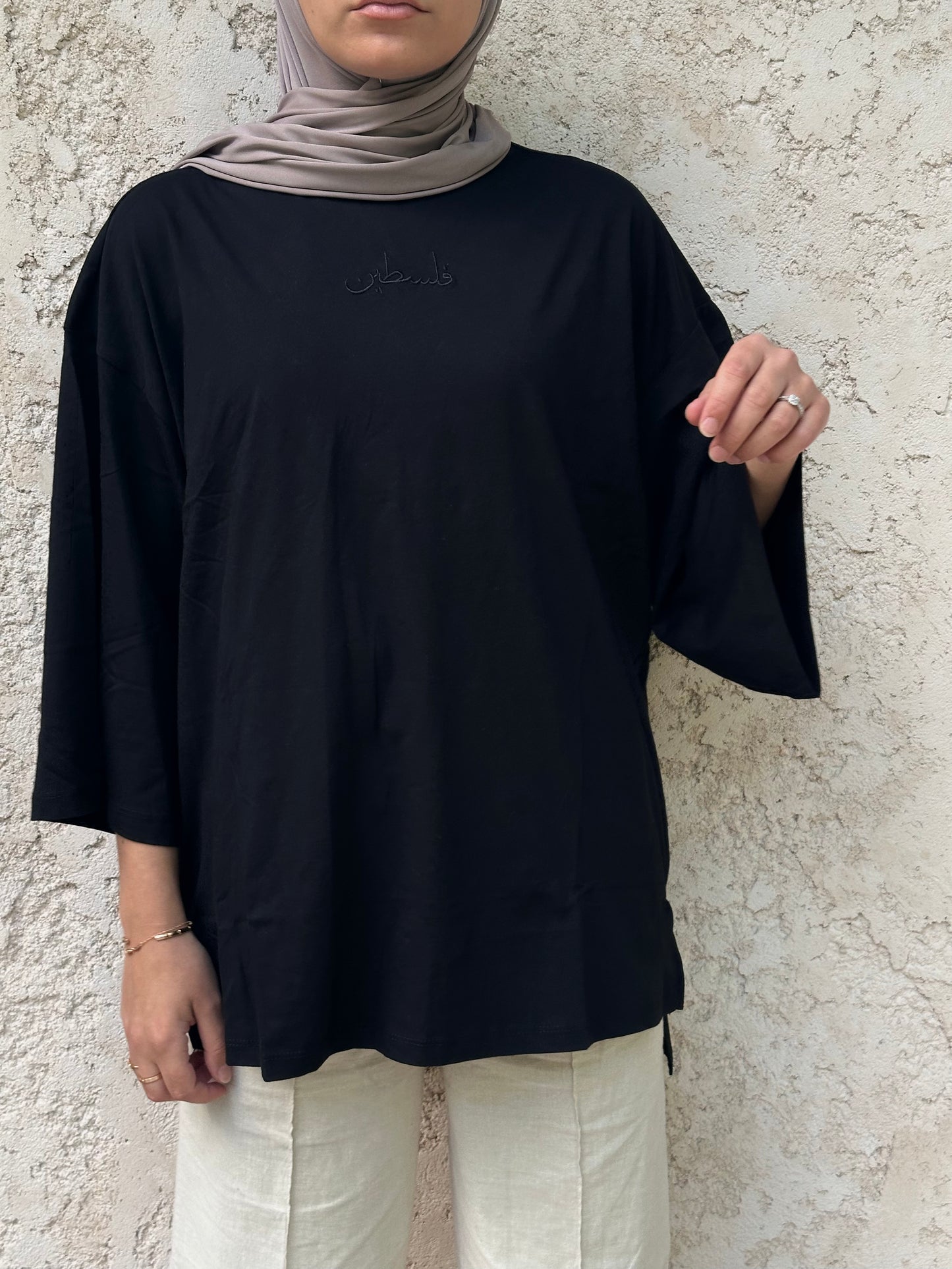 Teeshirt Palestine brodé