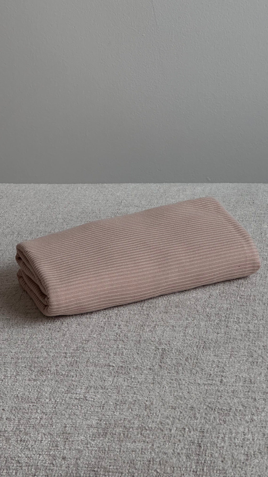 Jersey Côtelé Nude