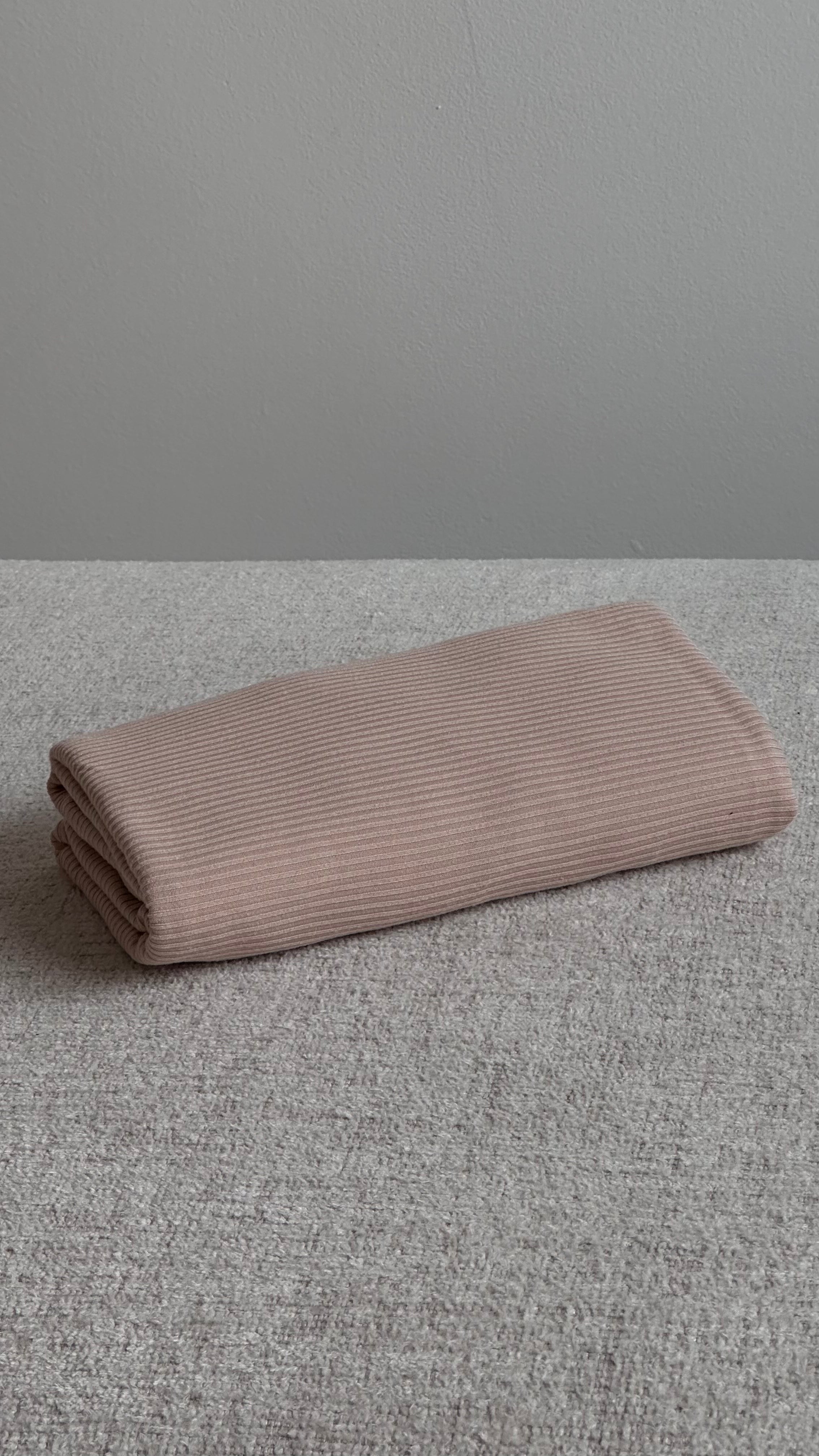 Jersey Côtelé Nude