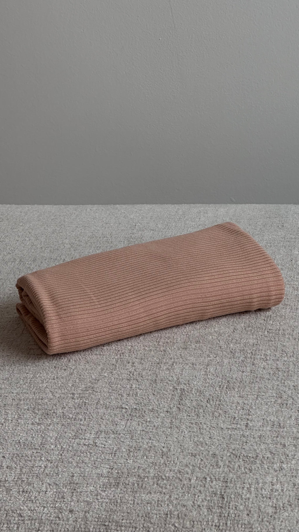 Jersey Côtelé Abricot