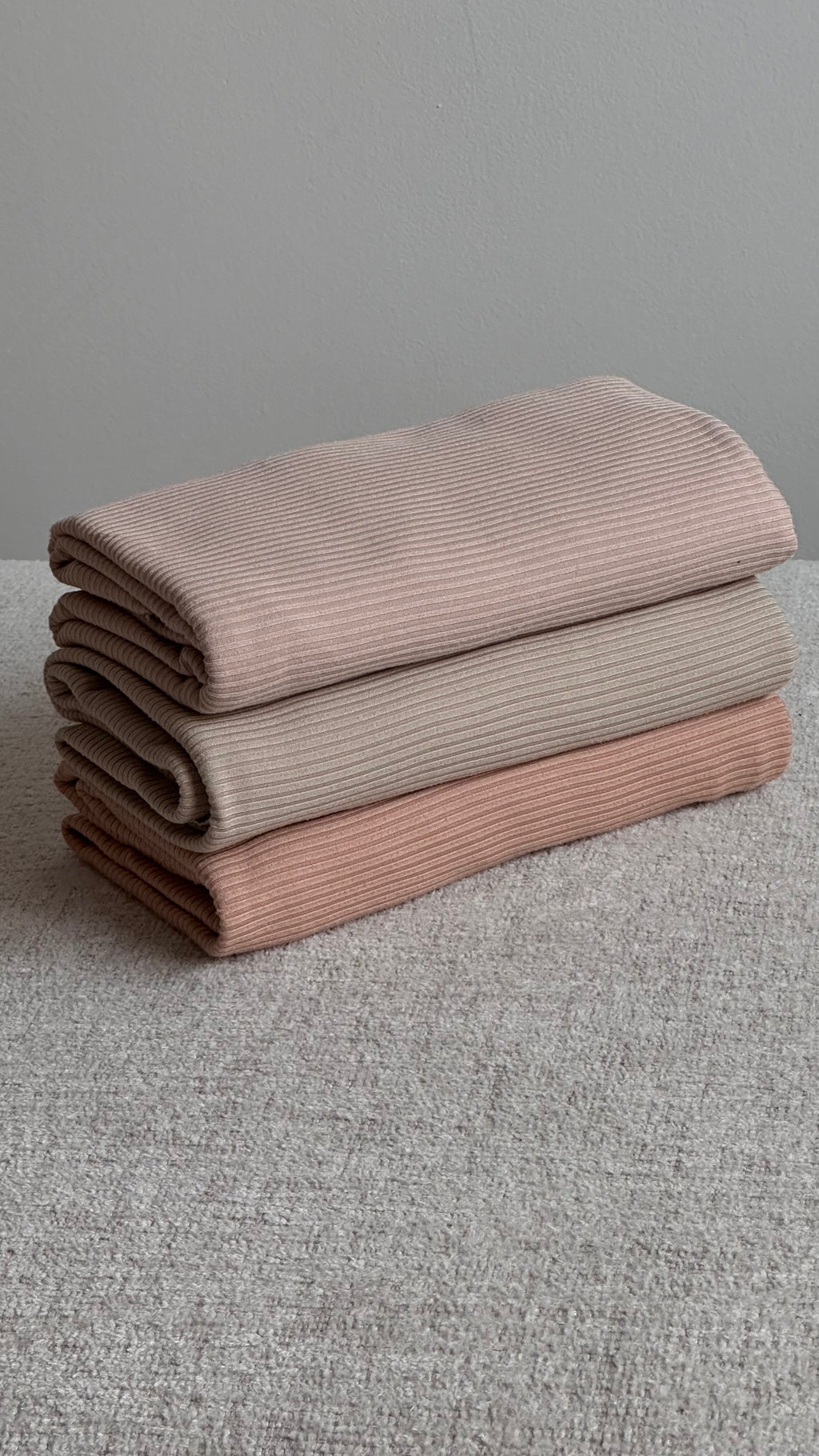 Jersey Côtelé Abricot