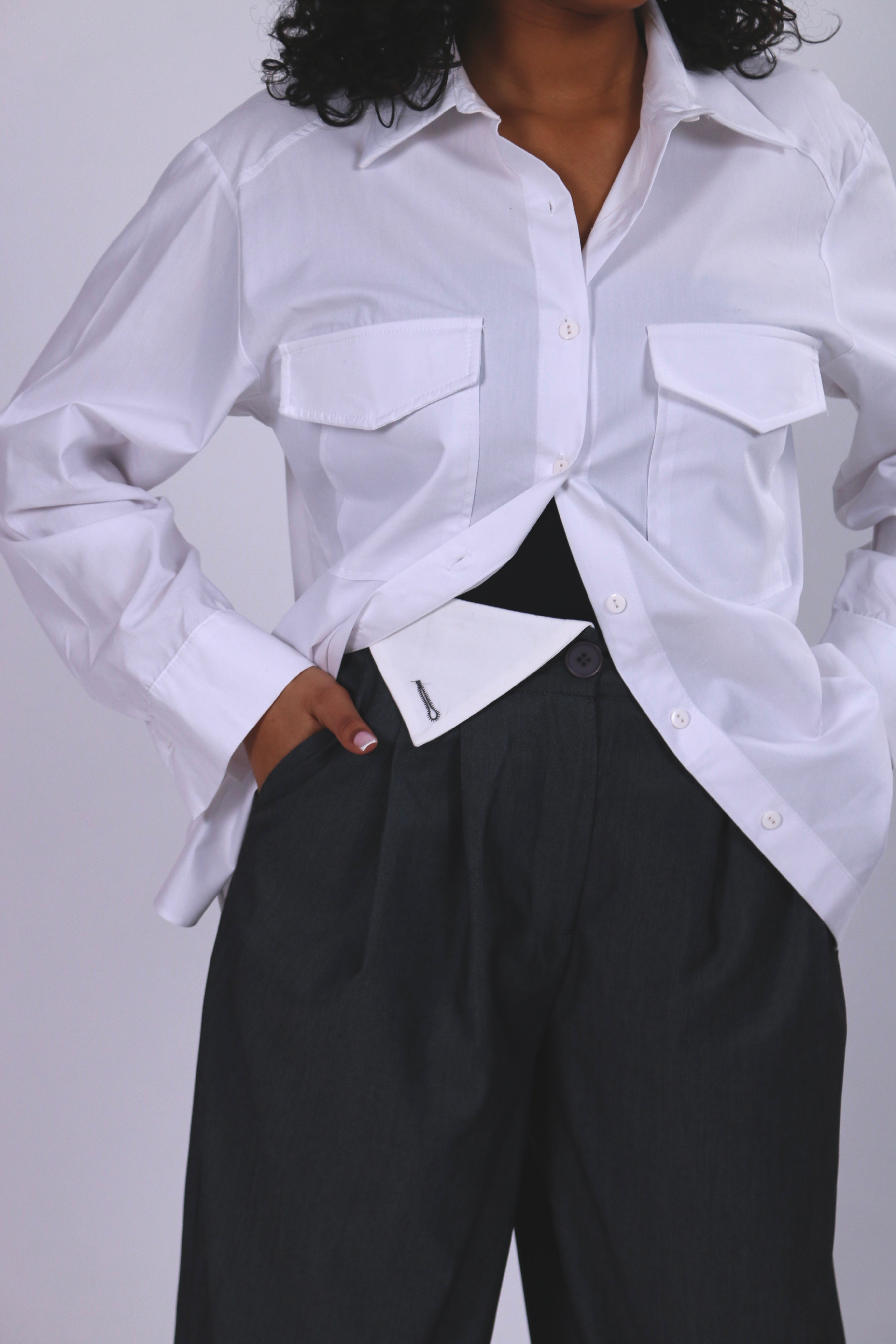 Pantalon Habillé à Details