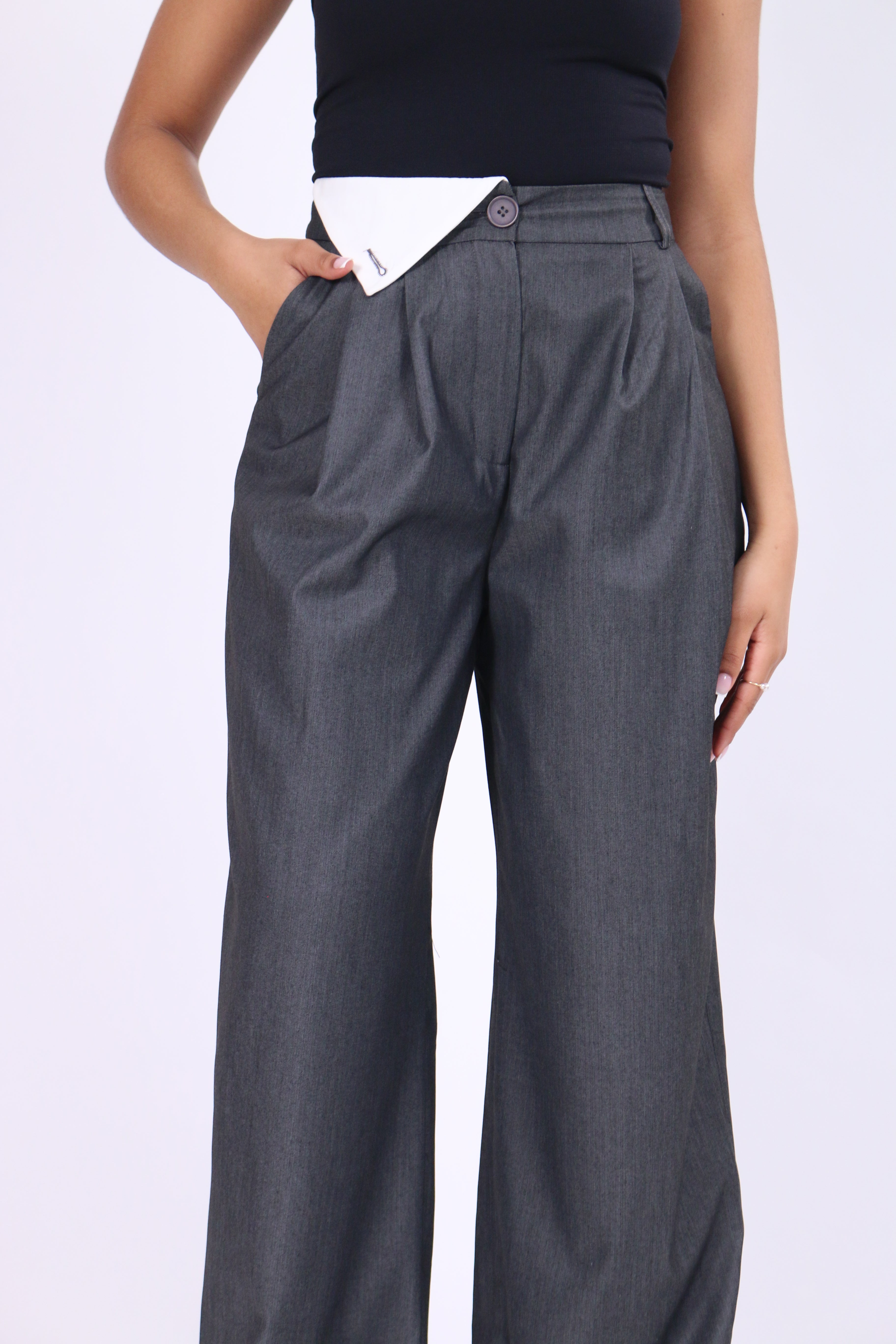 Pantalon Habillé à Details